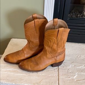 Tecova Cartwright Cowboy Boot Desert Calf 14 EE